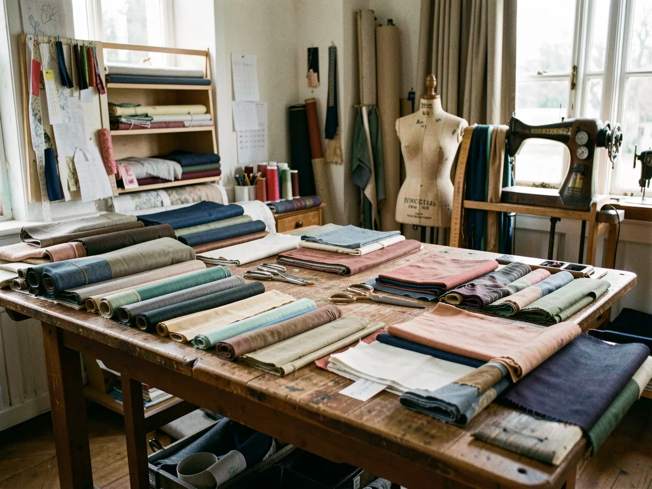 Custom tailoring workspace setup